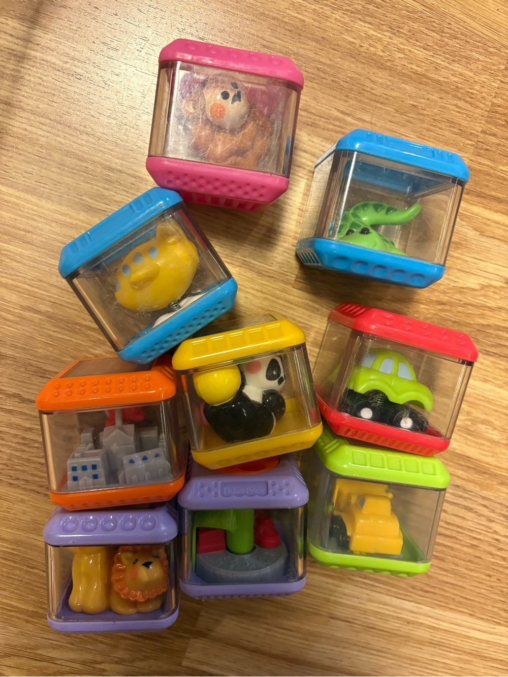 Fisher Price Peek A Boo Educational Sensory Blocks